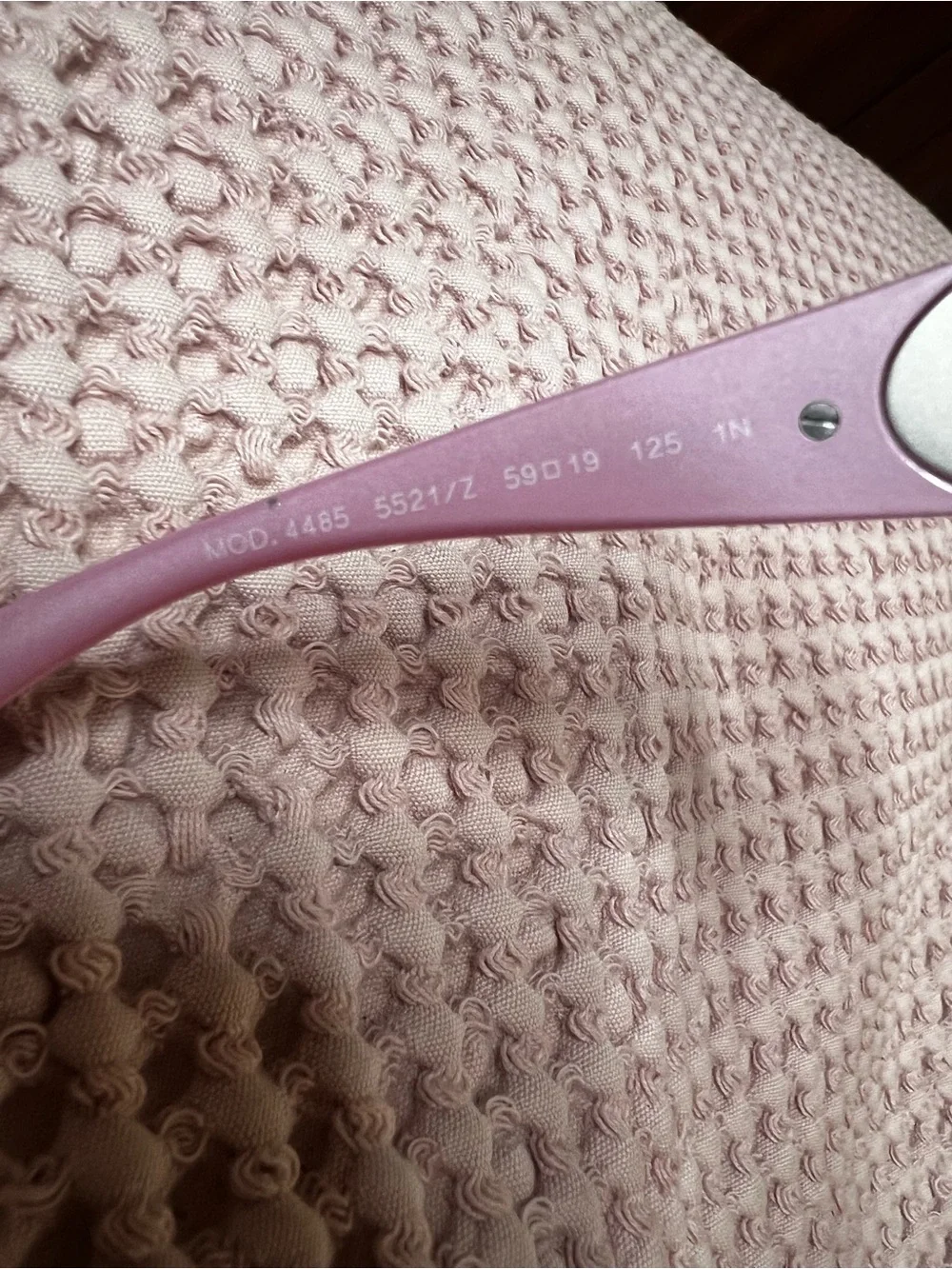 Versace VE4485 Pink Rose Gold Mirror Cat Eye Sunglasses 59mm New